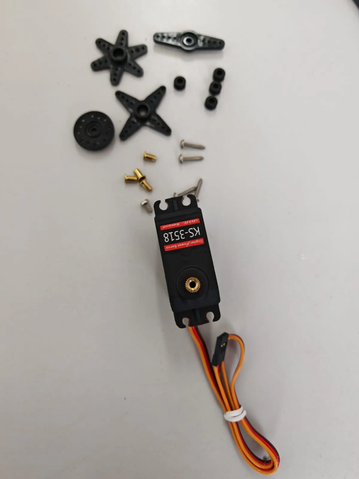 Waterproof High Torque 20kgf Metal Gear Digital Servo for Robot , RC Boat , Car