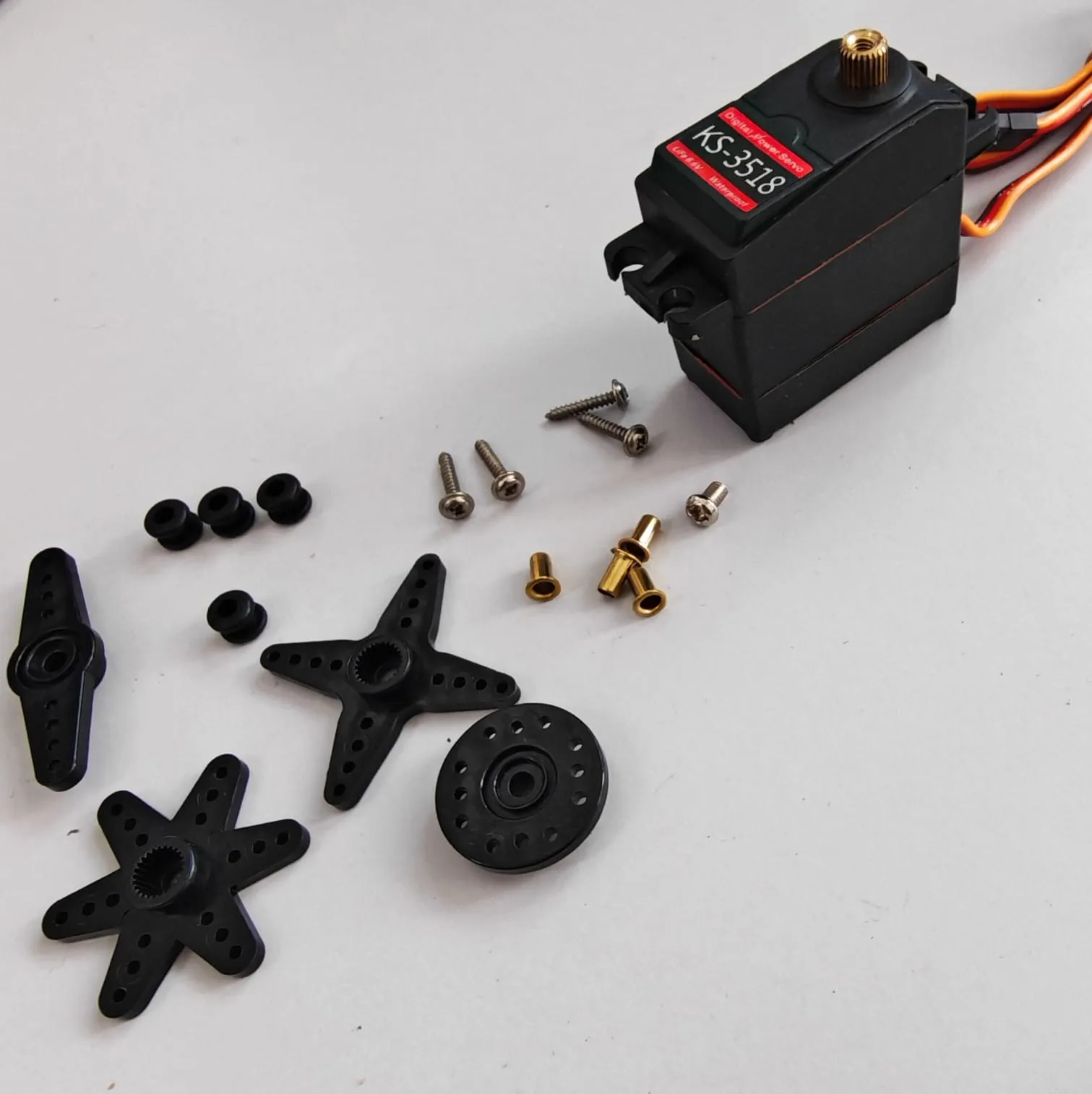 Waterproof High Torque 20kgf Metal Gear Digital Servo for Robot , RC Boat , Car