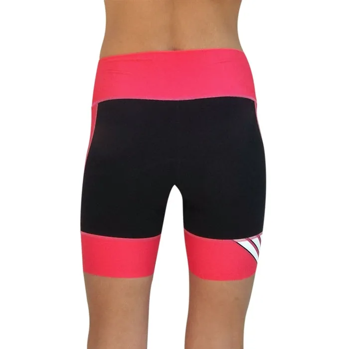 WOMEN'S PRIMA 2 TRI SHORTS BLACK PINK