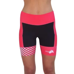WOMEN'S PRIMA 2 TRI SHORTS BLACK PINK