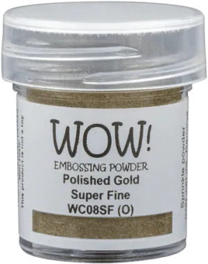 WOW Embossing Powder Metallic Polished Gold Super Fine Large Jar
