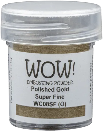 WOW Embossing Powder Metallic Polished Gold Super Fine Large Jar